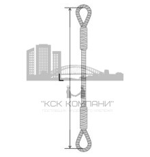 Строп канатный петлевой УСК (СКП) [г/п 2,8т/3000мм]